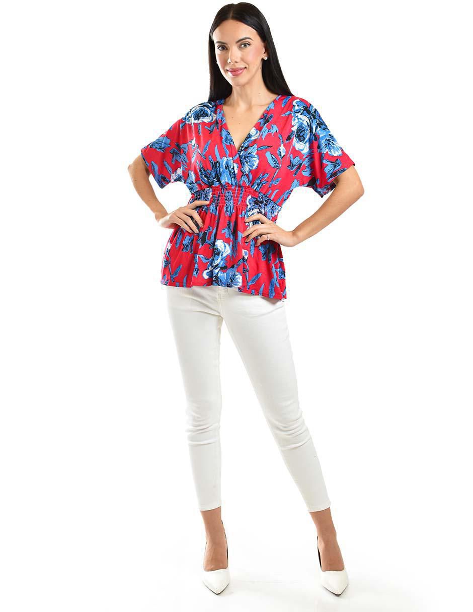 Blusa manga corta para mujer 5