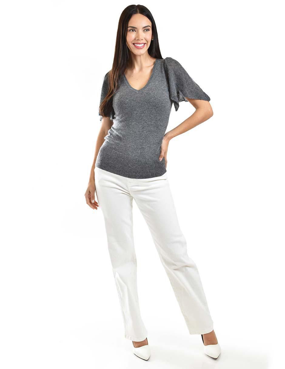 Blusa manga corta para mujer 5