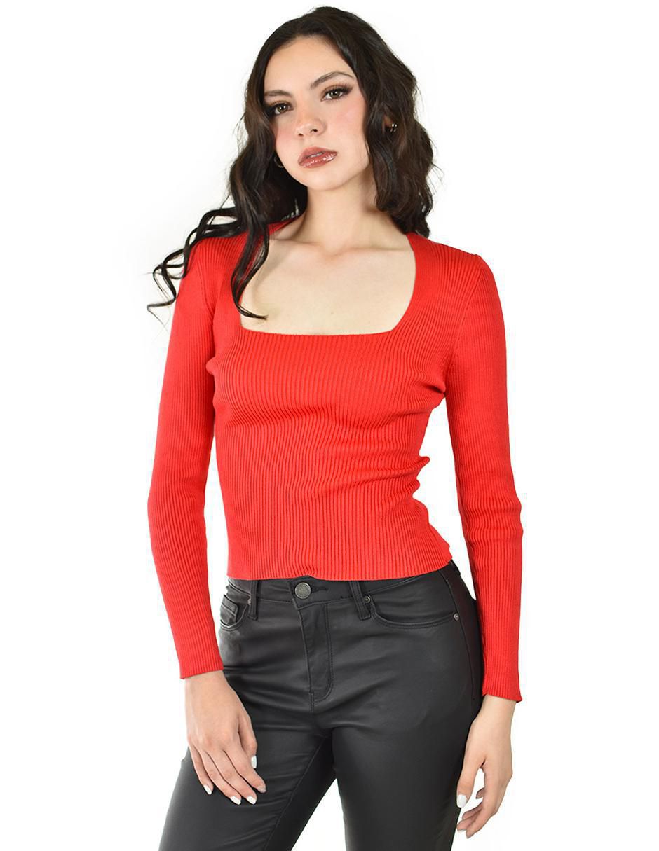 Blusa manga larga para mujer