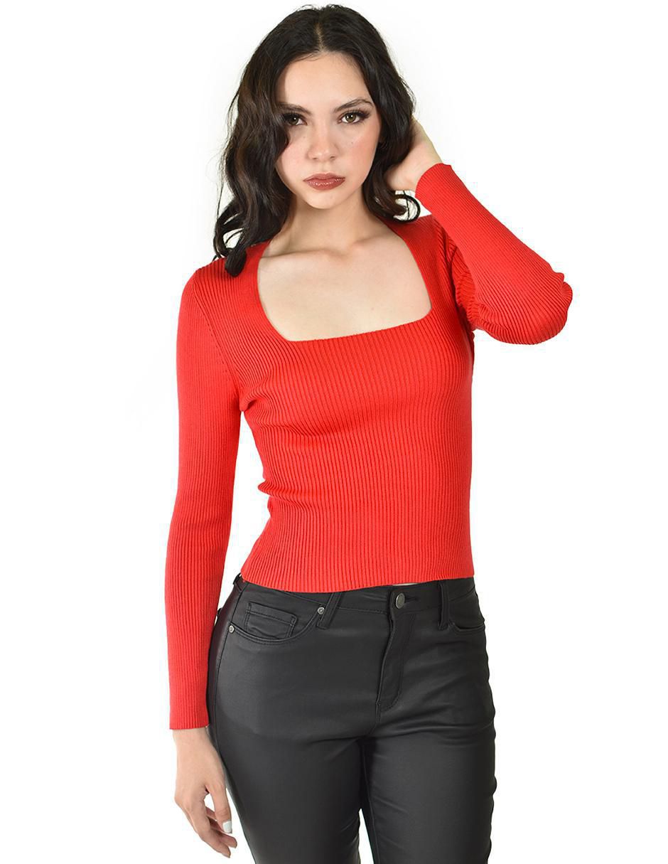 Blusa manga larga para mujer 4
