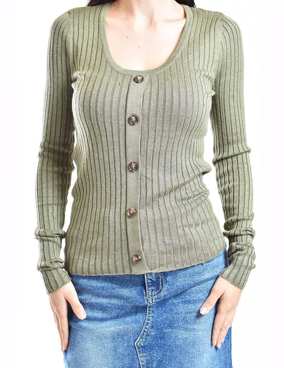 Suéter cuello redondo para mujer 3
