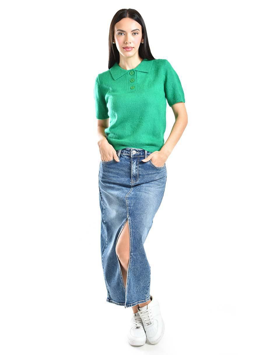Blusa manga corta para mujer 4