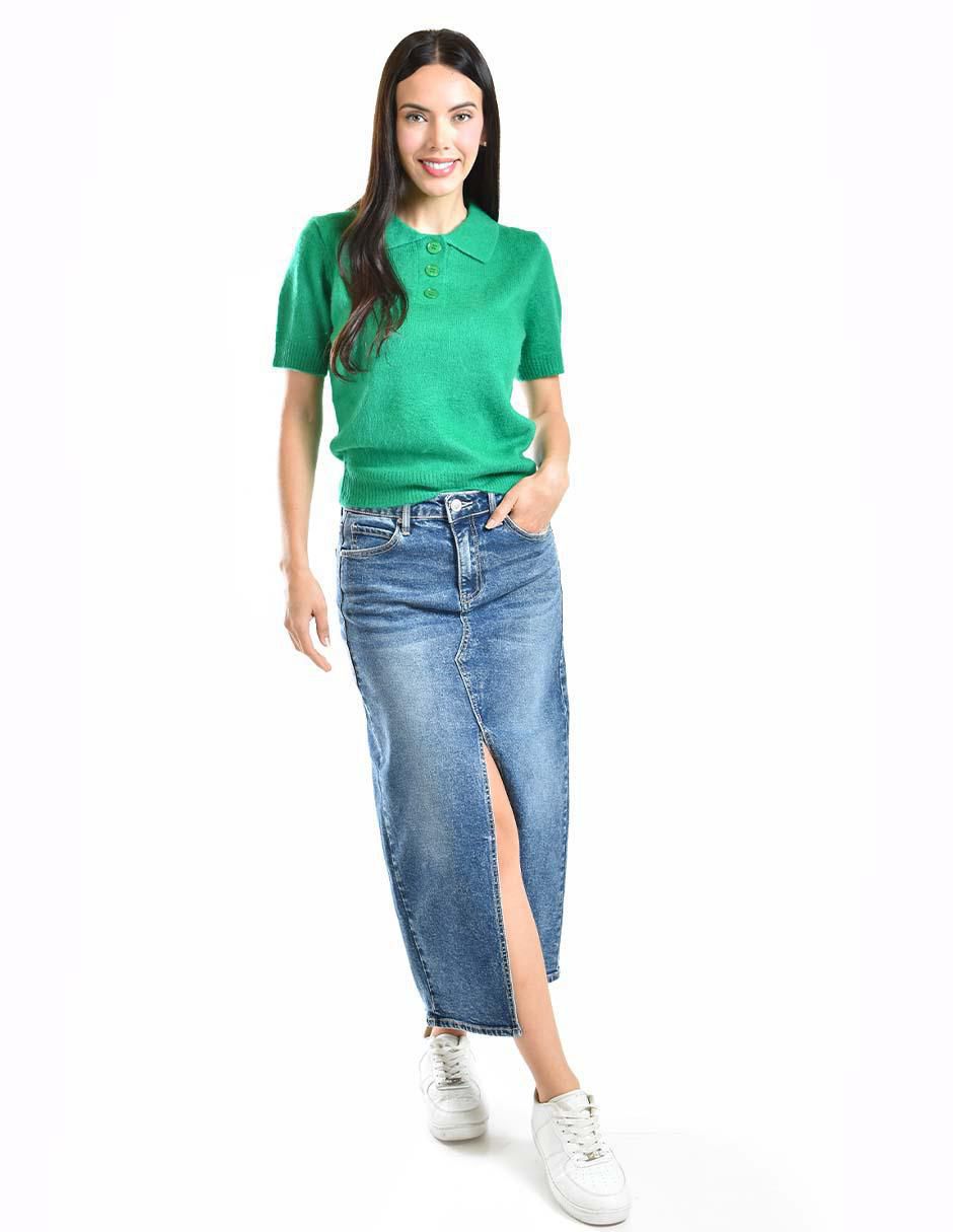 Blusa manga corta para mujer 5