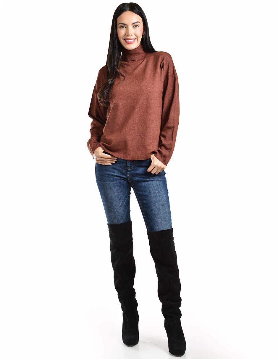 Suéter cuello tortuga para mujer 2