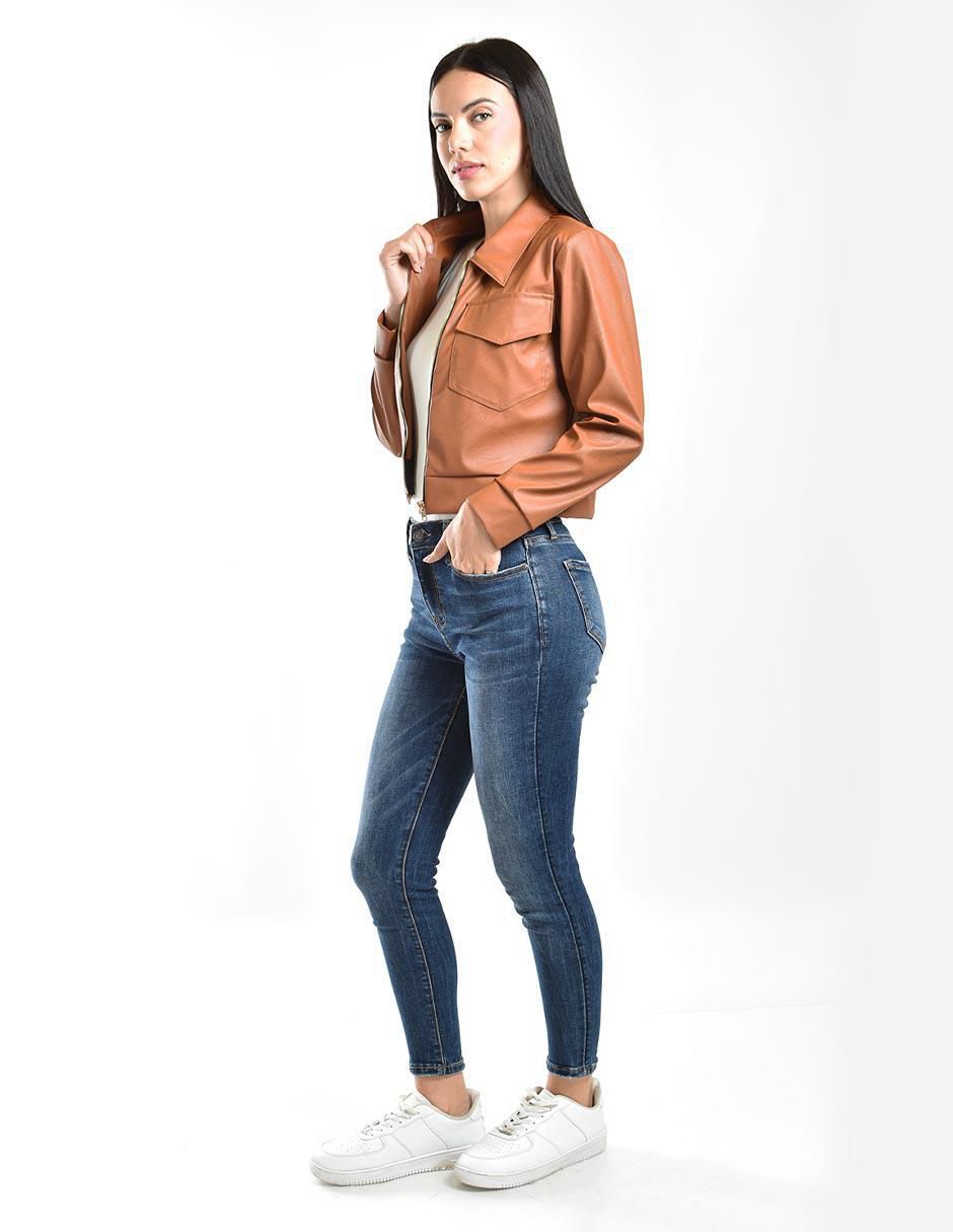 Chamarra casual impermeable para mujer 2