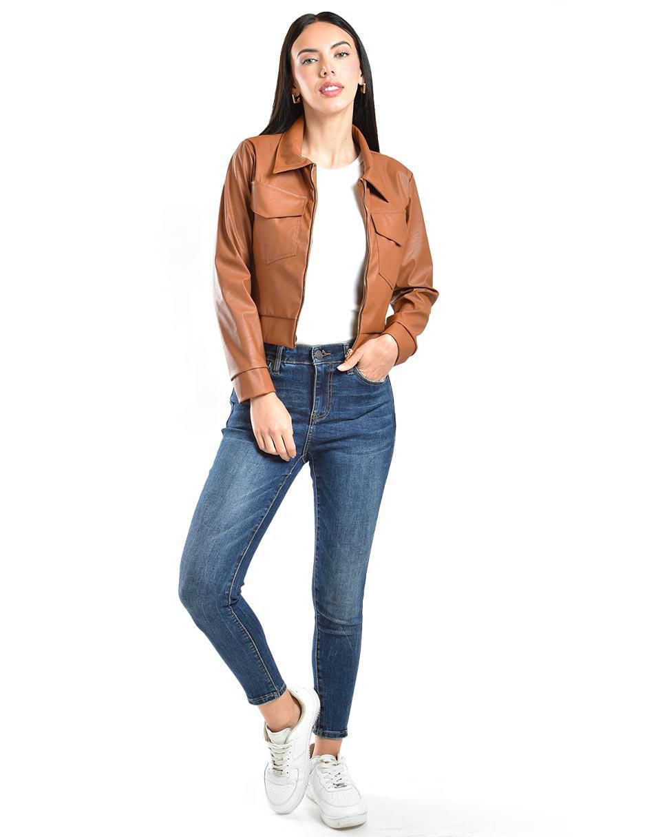 Chamarra casual impermeable para mujer 5
