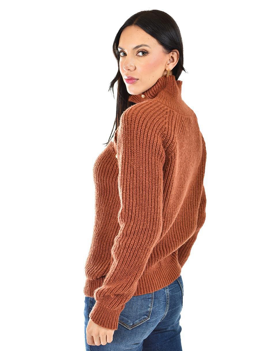 Suéter cuello alto para mujer 3