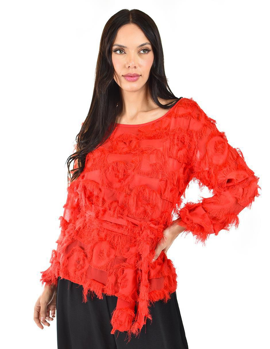 Blusa manga larga para mujer 5