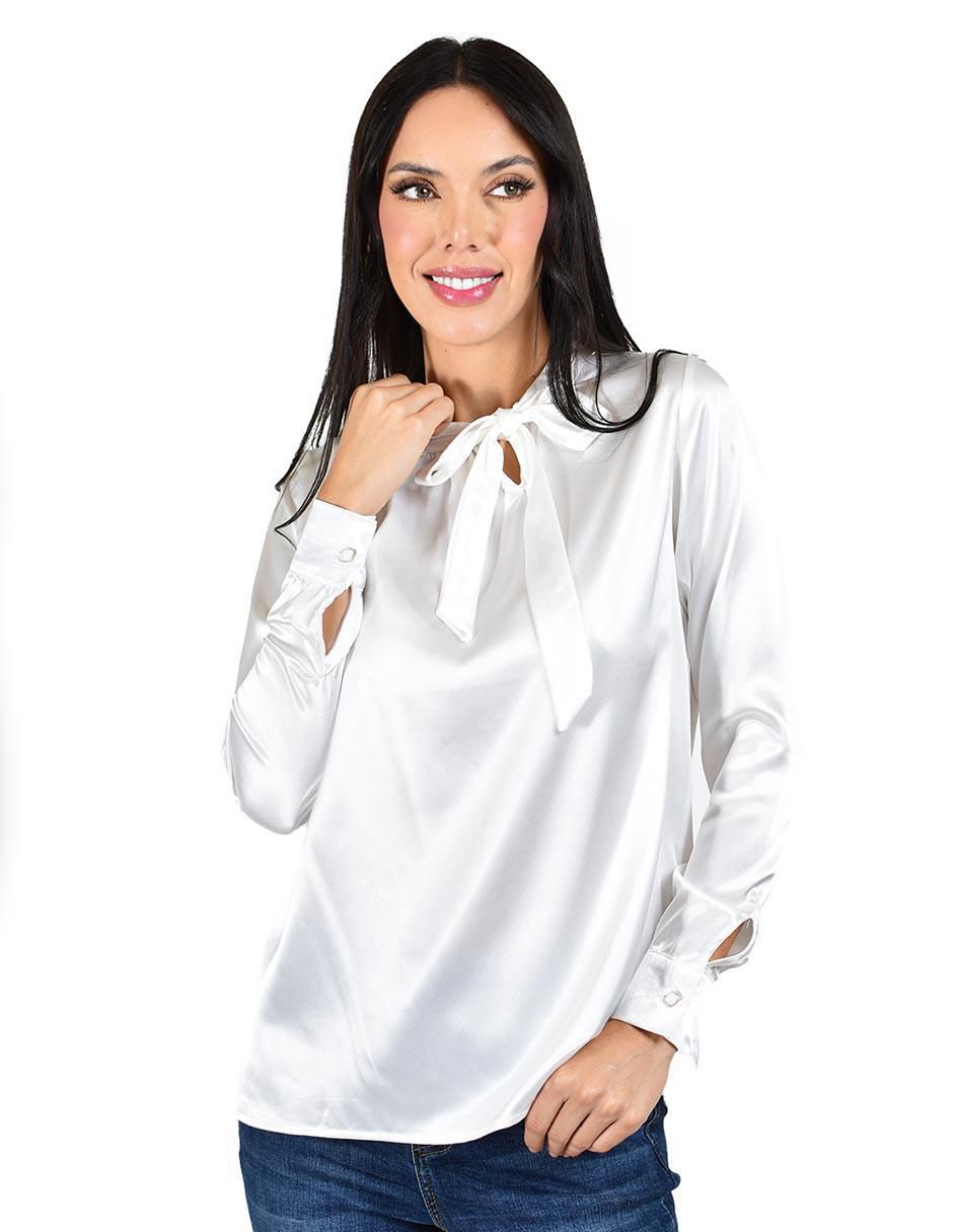 Blusa manga larga para mujer