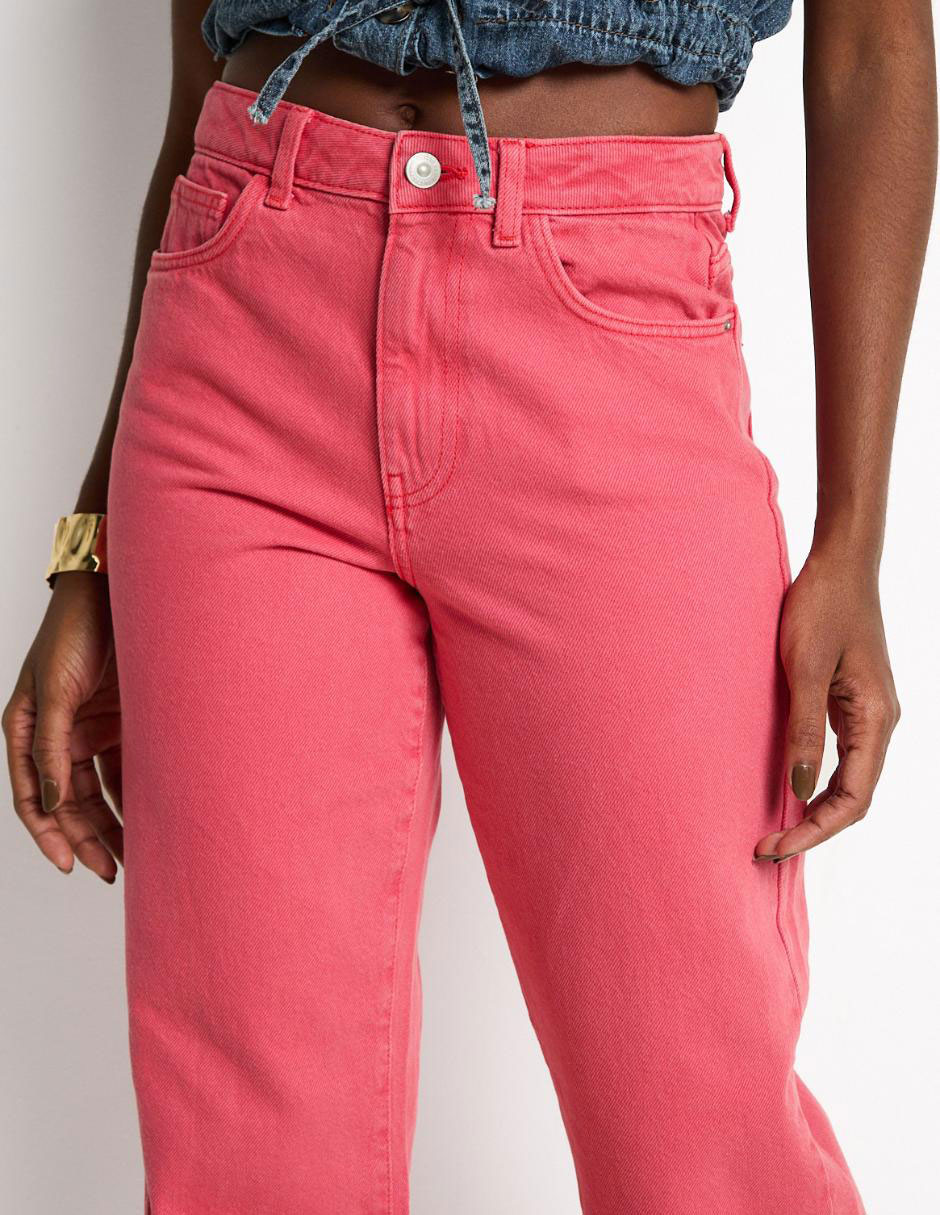 Jeans straight para mujer 4