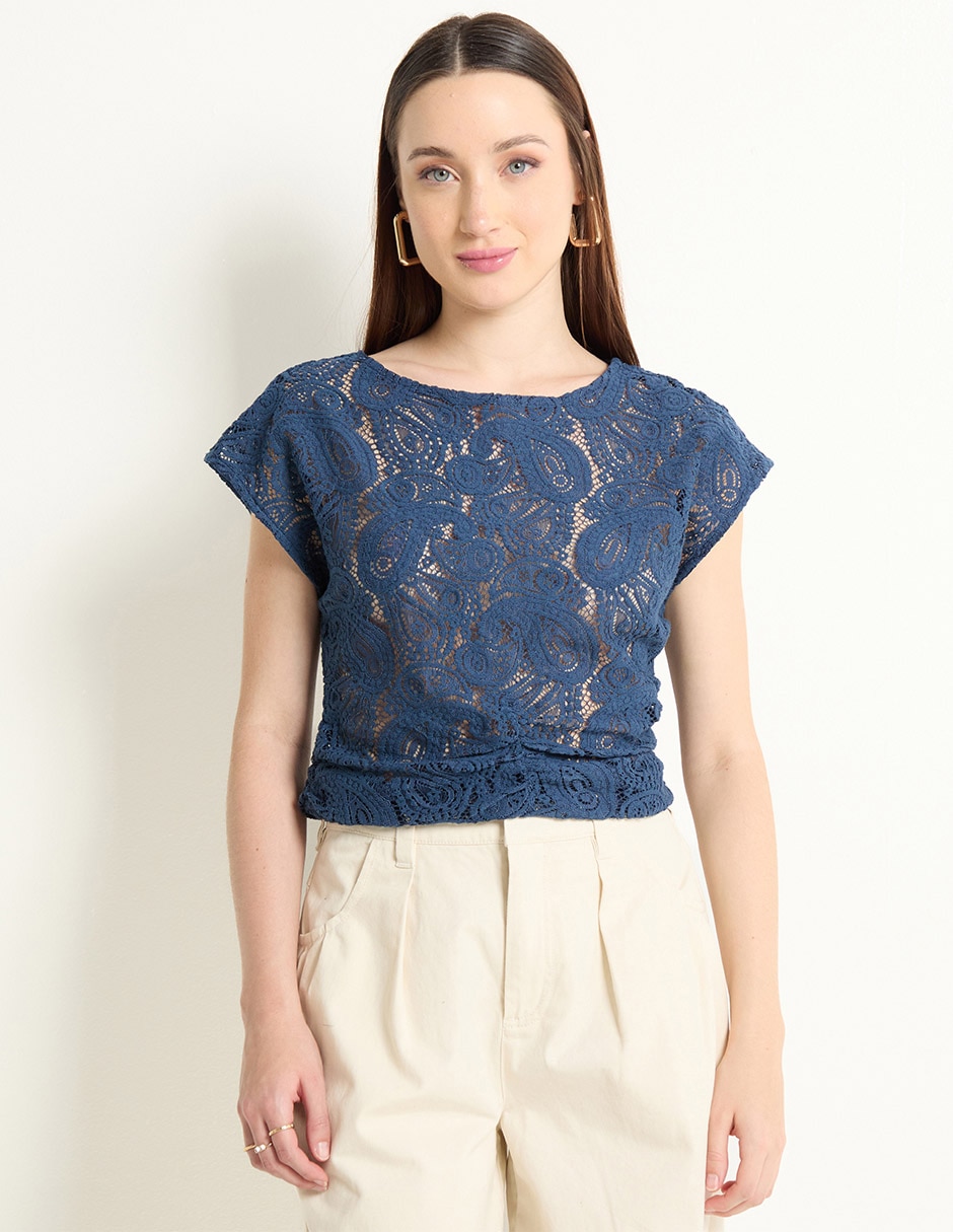 Loft Ropa Liverpool Blusas Loft Liverpool Blusa MAP Manga Corta