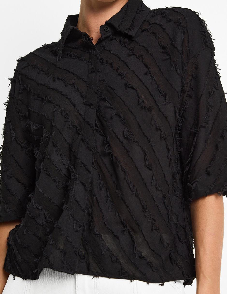 Camisa manga corta para mujer 4
