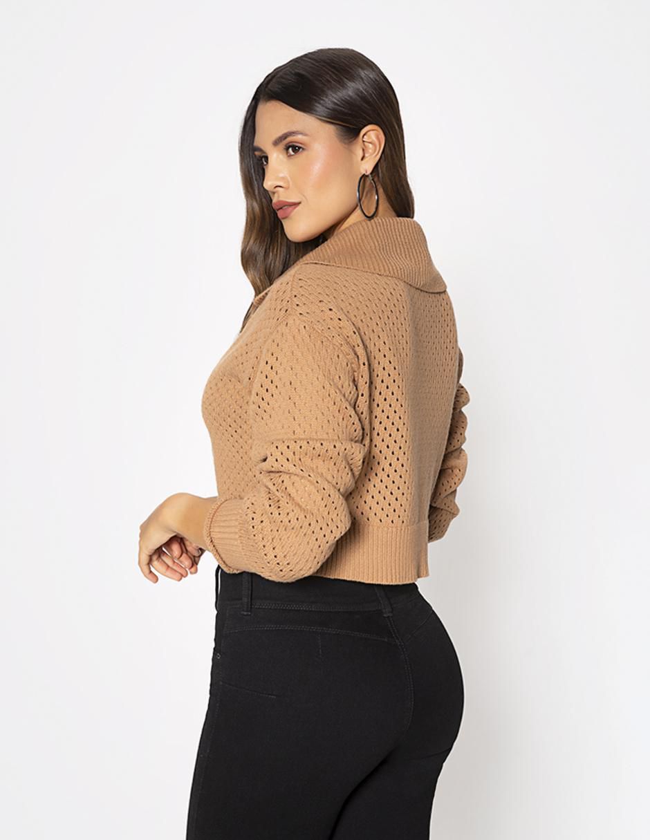 Suéter cuello alto para mujer 2