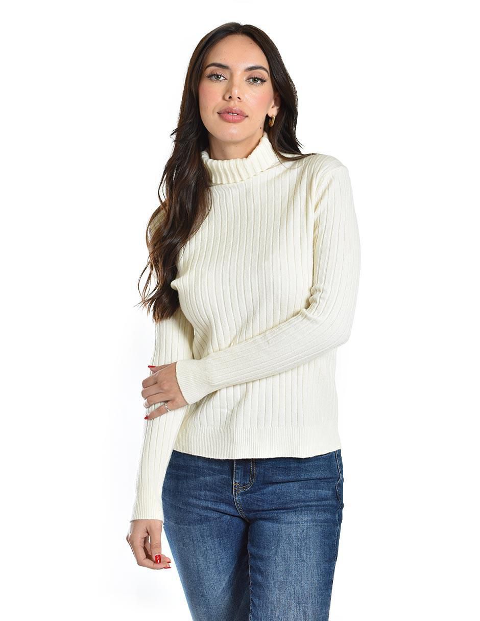 Sweater Cuello De Tortuga Mujer Cuello Alto Mujer Sueter Dama