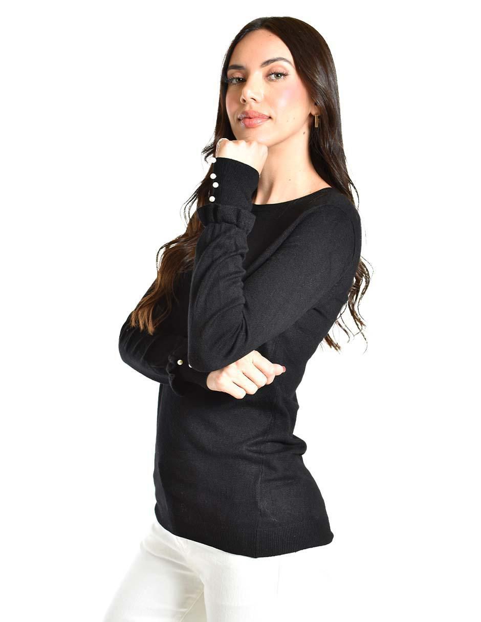 Suéter cuello redondo para mujer 3