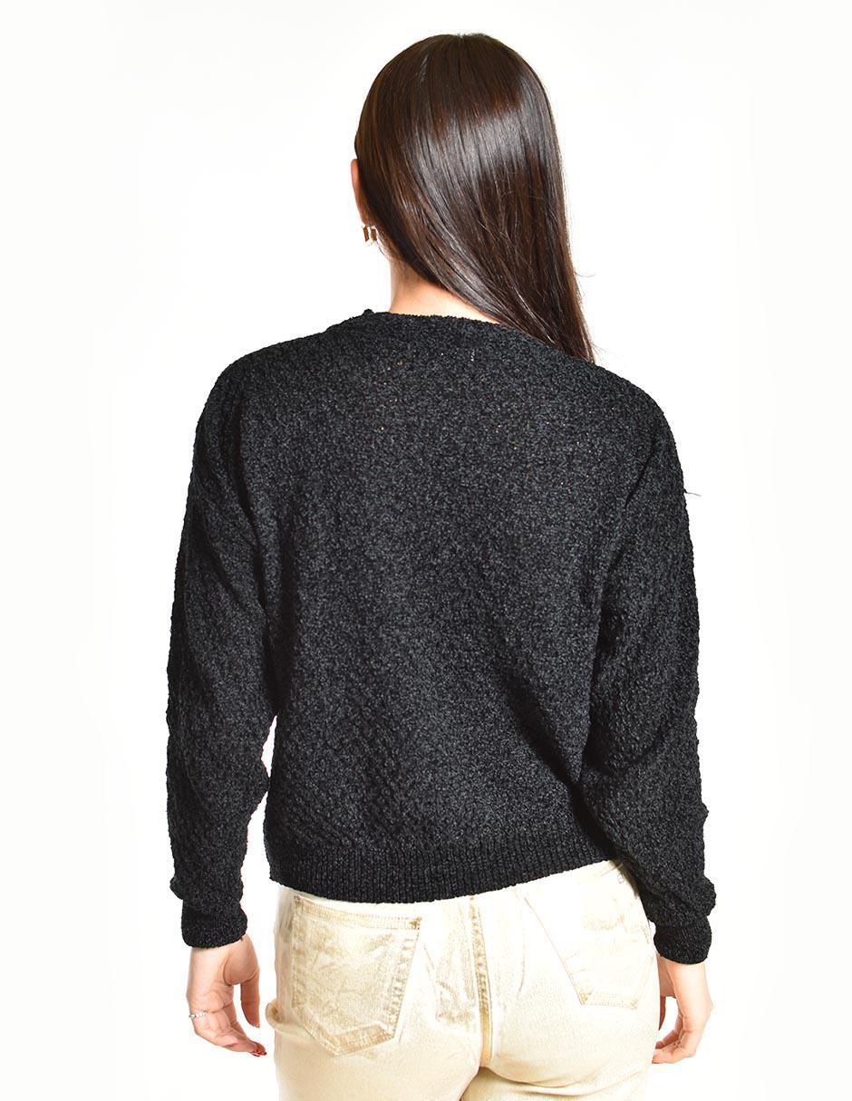Suéter cuello redondo para mujer 3