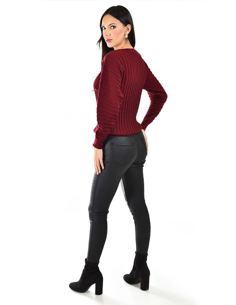 Suéter cuello redondo para mujer 5