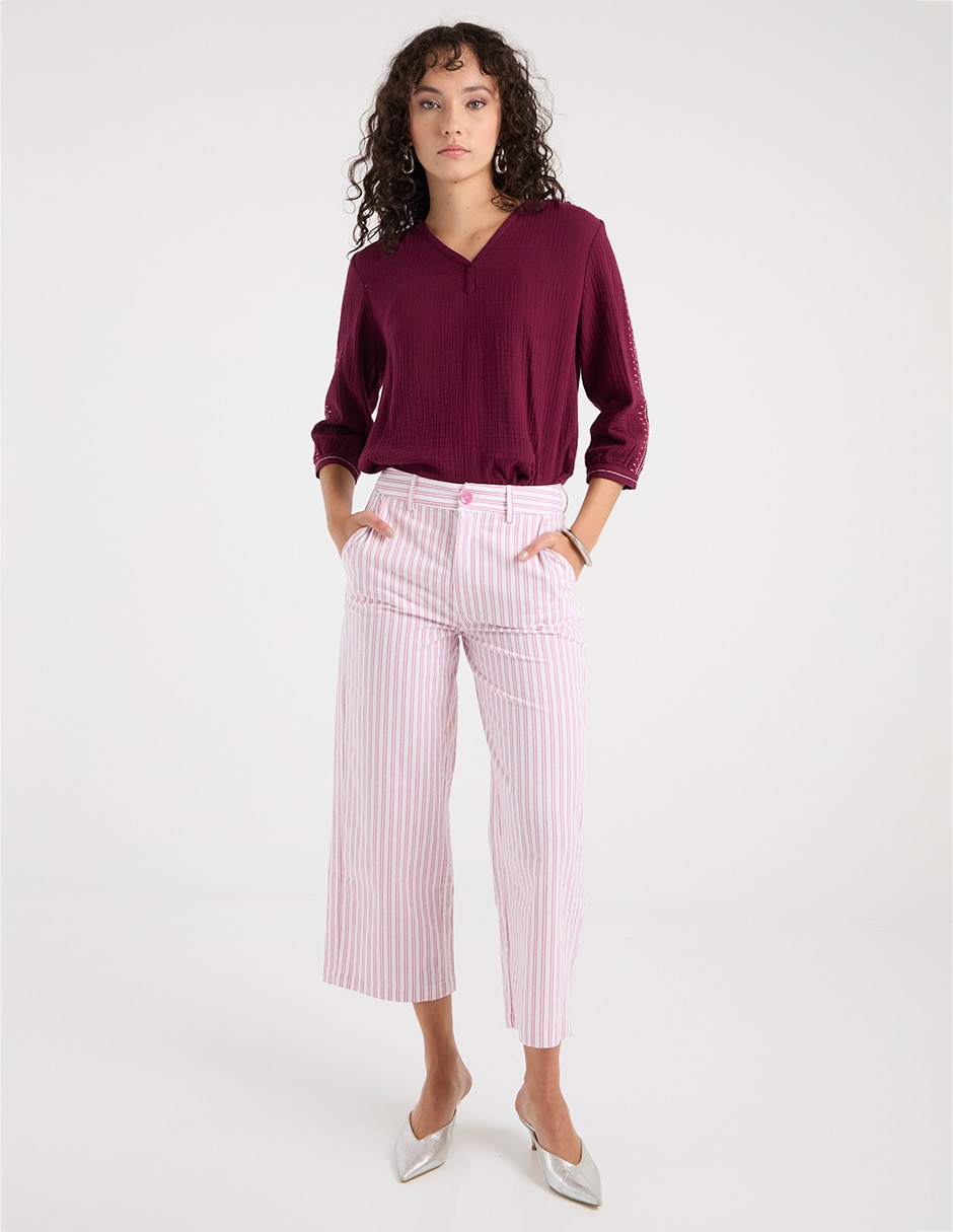 Pantalón straight para mujer 3