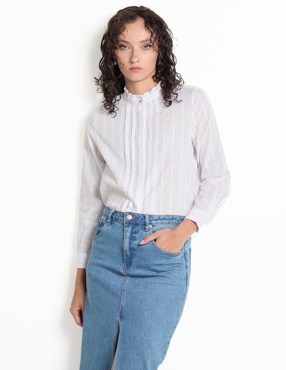 Blusa manga larga para mujer 1