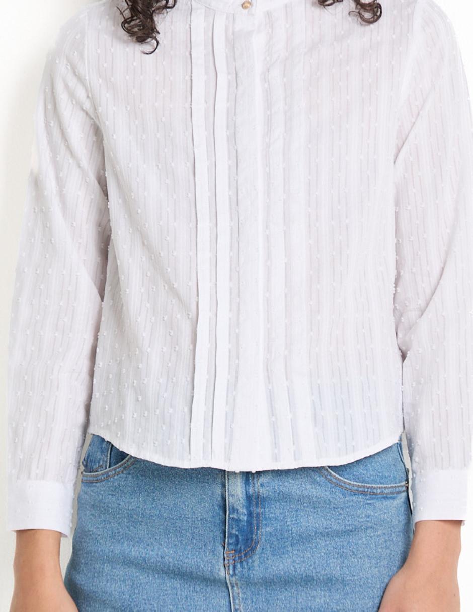 Blusa manga larga para mujer 5