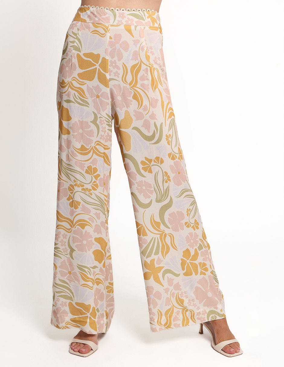 Pantalón relaxed amplio para mujer 1