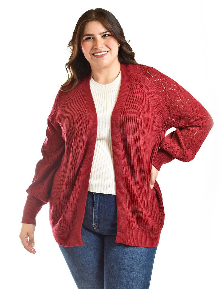 Suéter cuello abierto para mujer