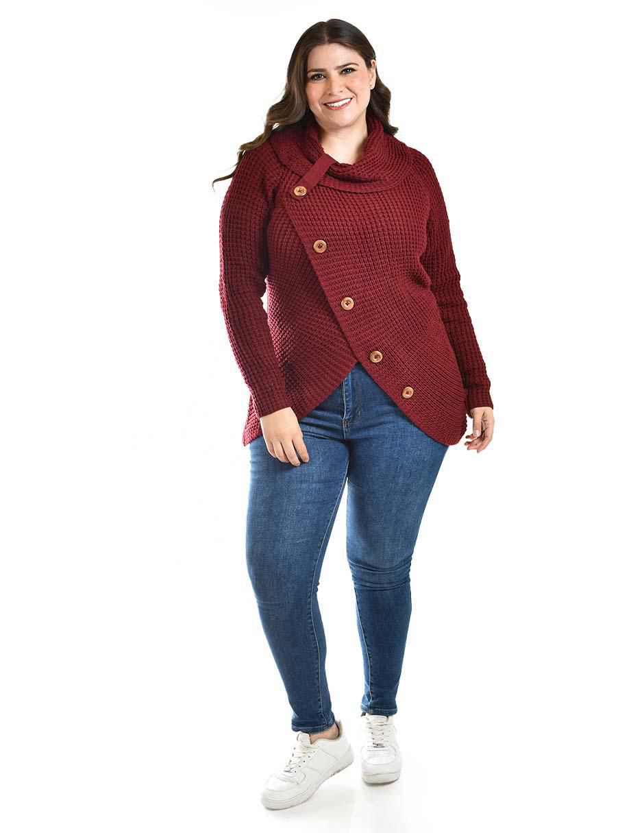 Suéter cuello redondo para mujer 2