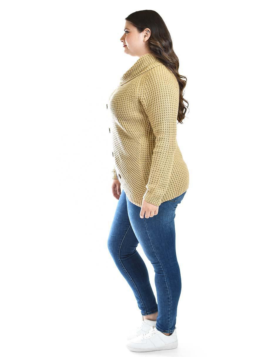Suéter cuello redondo para mujer 5