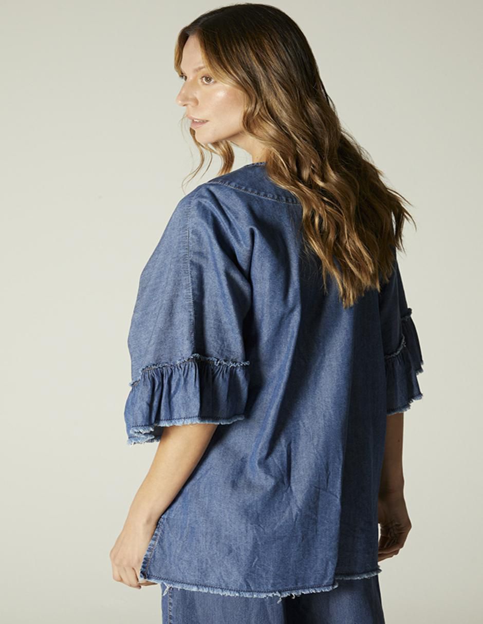 Camisa manga larga para mujer 2