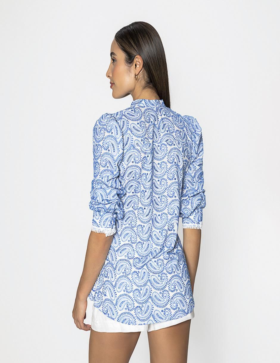 Blusa manga larga para mujer 3