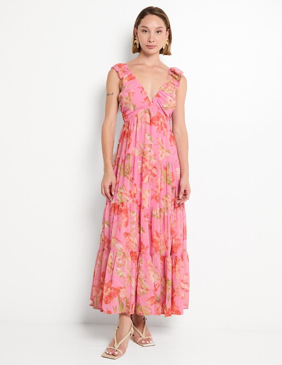 Vestido largo casual para mujer
