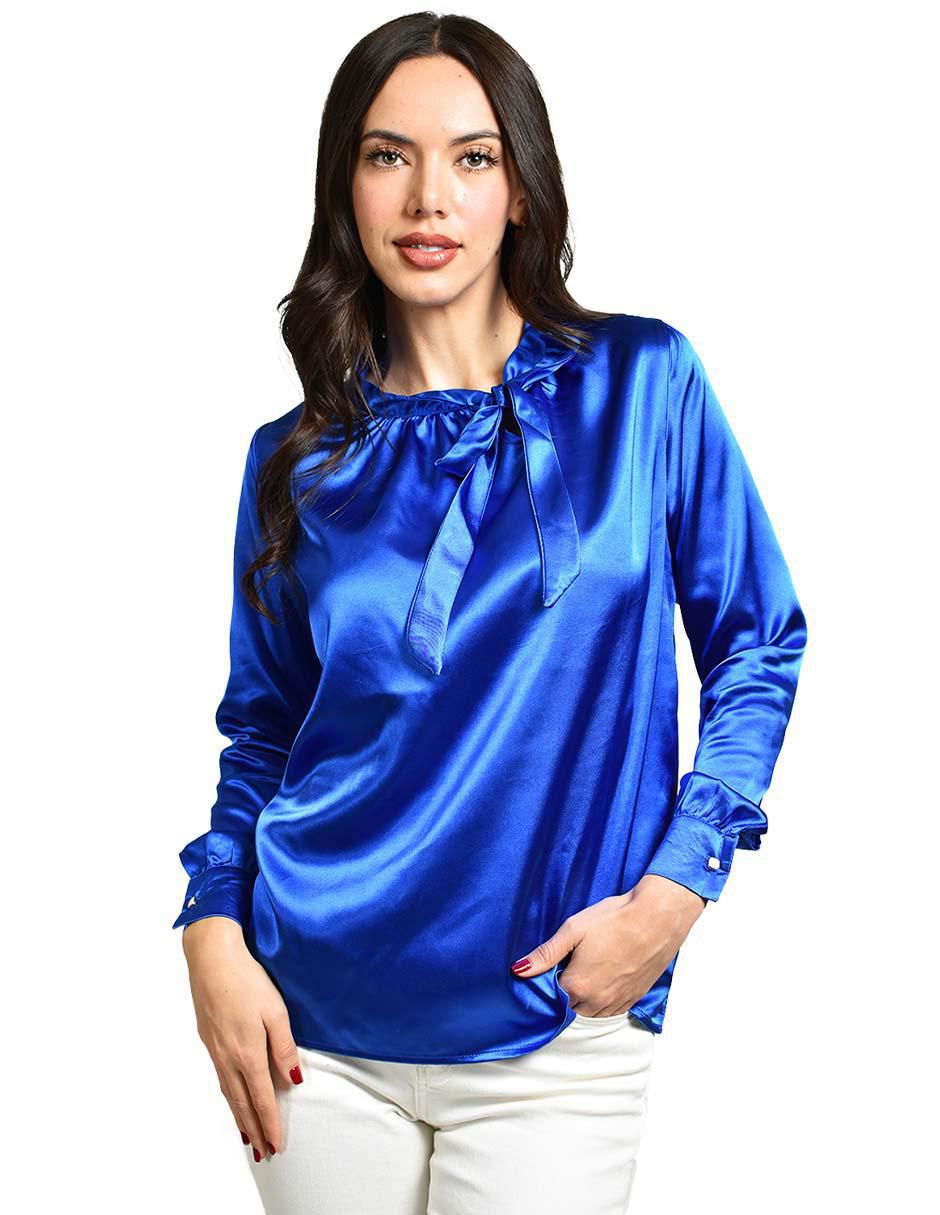 Blusa manga larga para mujer
