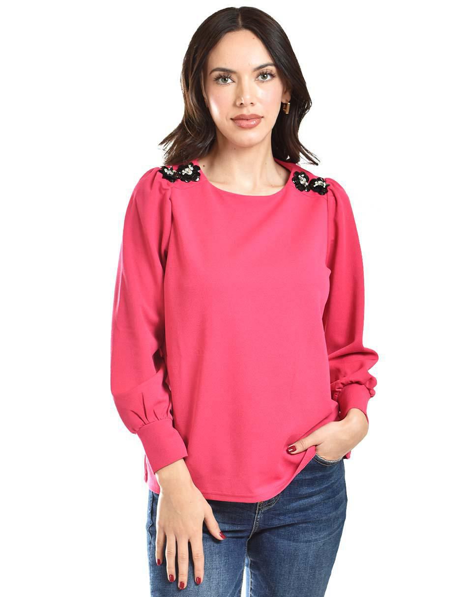 Blusa manga larga para mujer