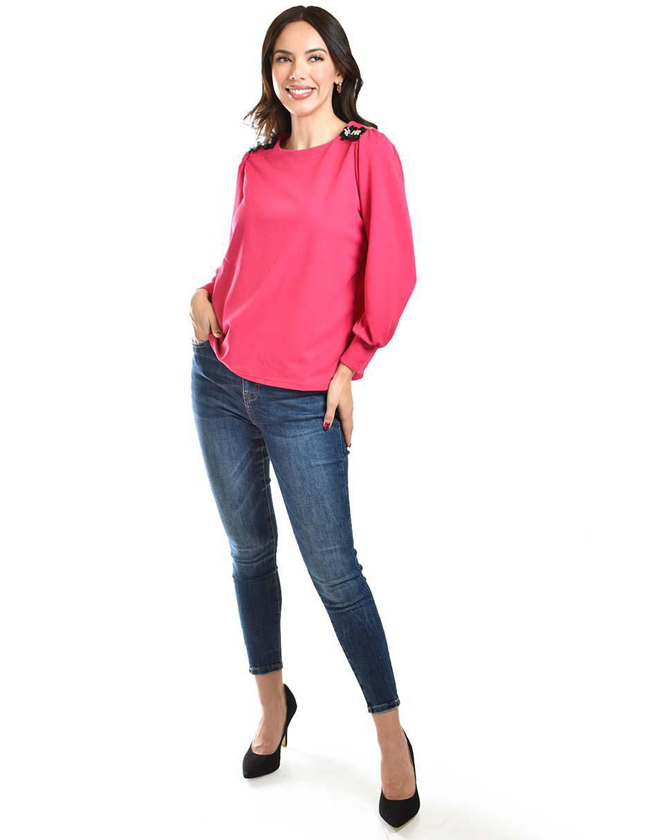 Blusa manga larga para mujer 3