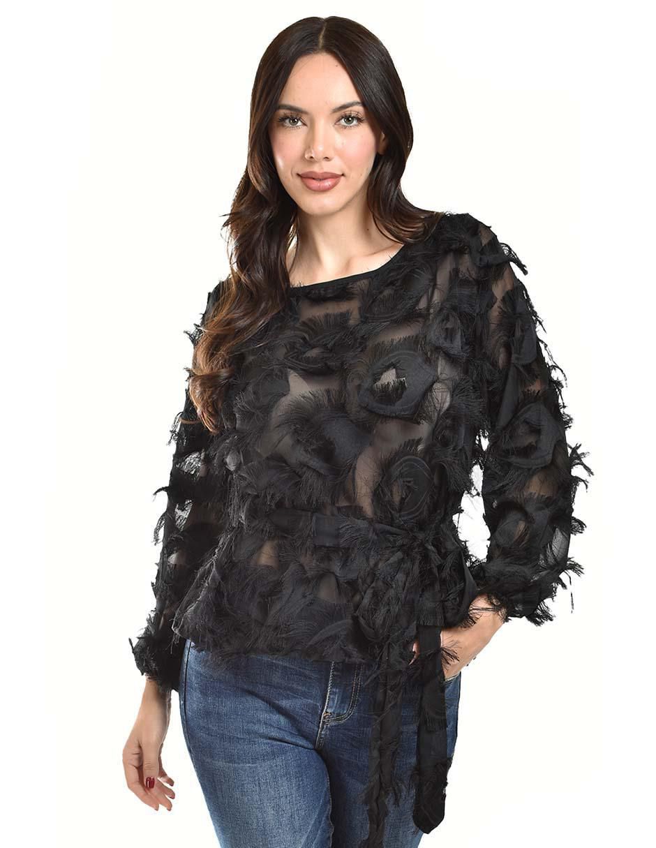 Blusa manga larga para mujer 5