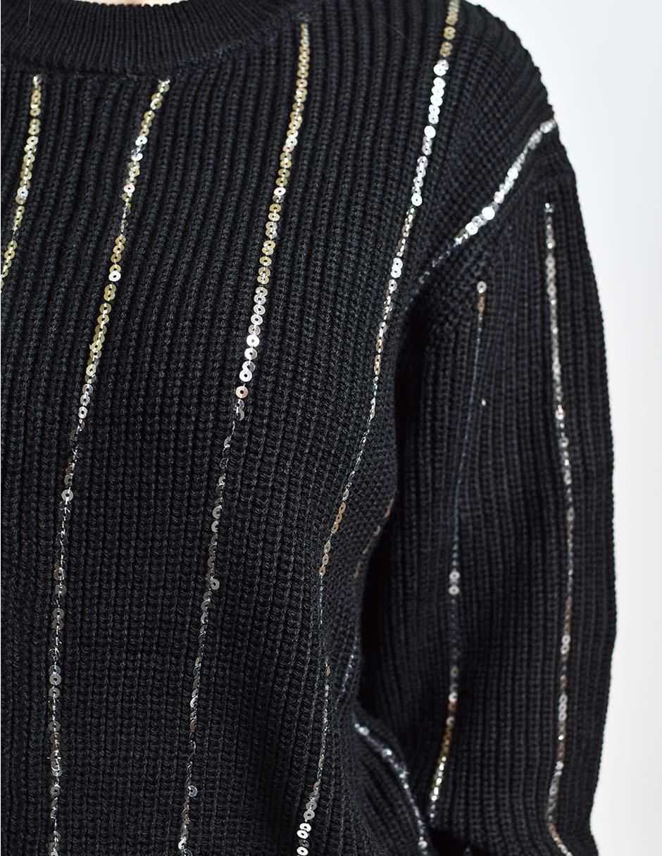 Suéter cuello redondo para mujer 3
