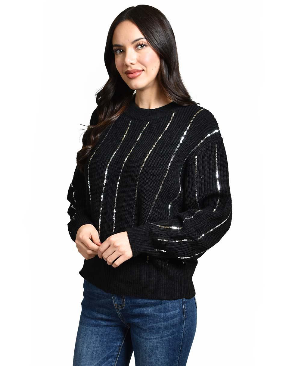 Suéter cuello redondo para mujer 5