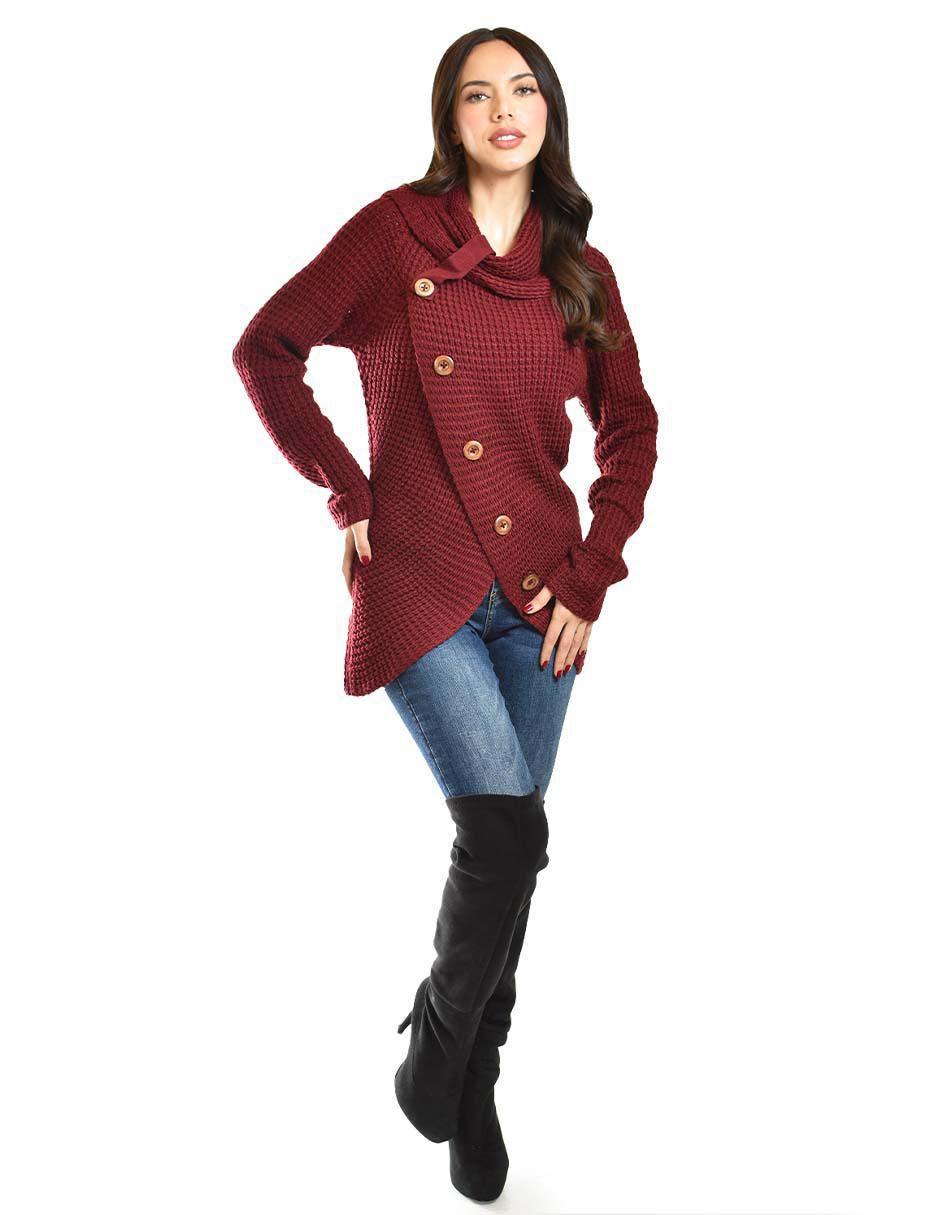 Suéter cuello alto para mujer 2