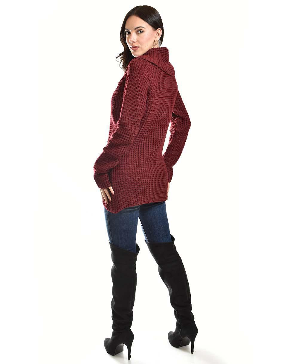 Suéter cuello alto para mujer 4