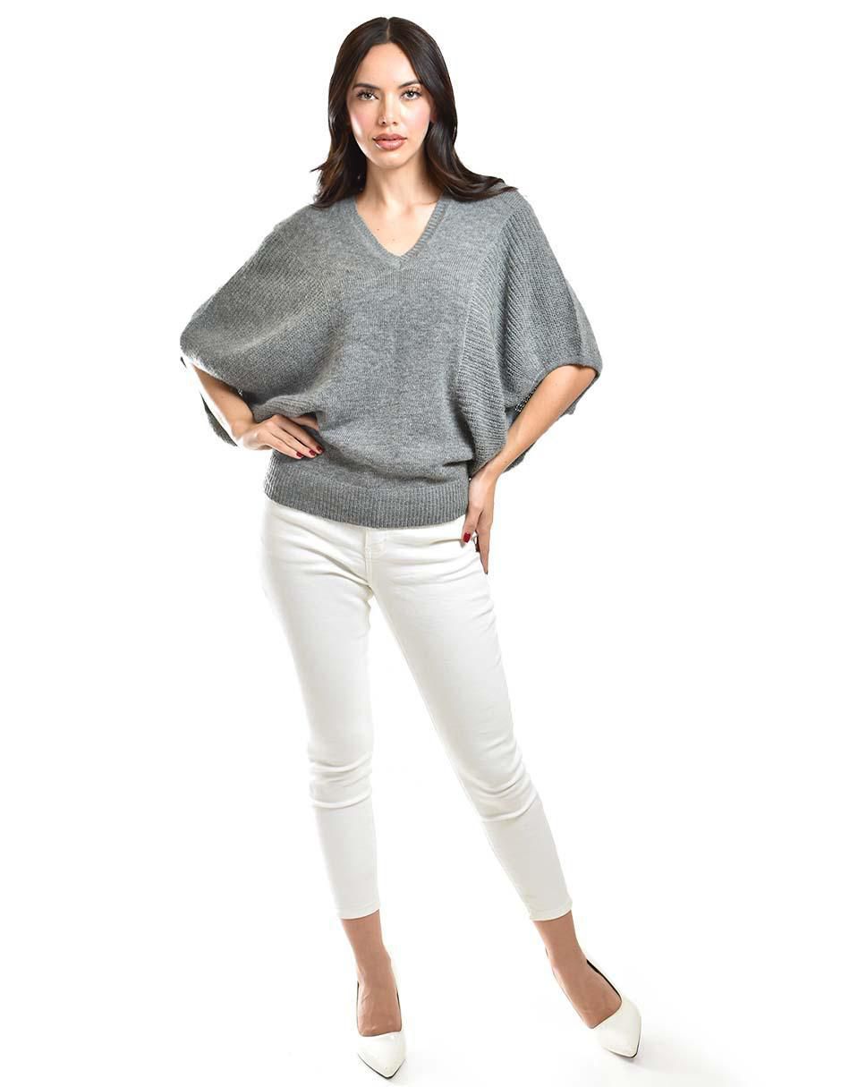 Suéter cuello V para mujer 5