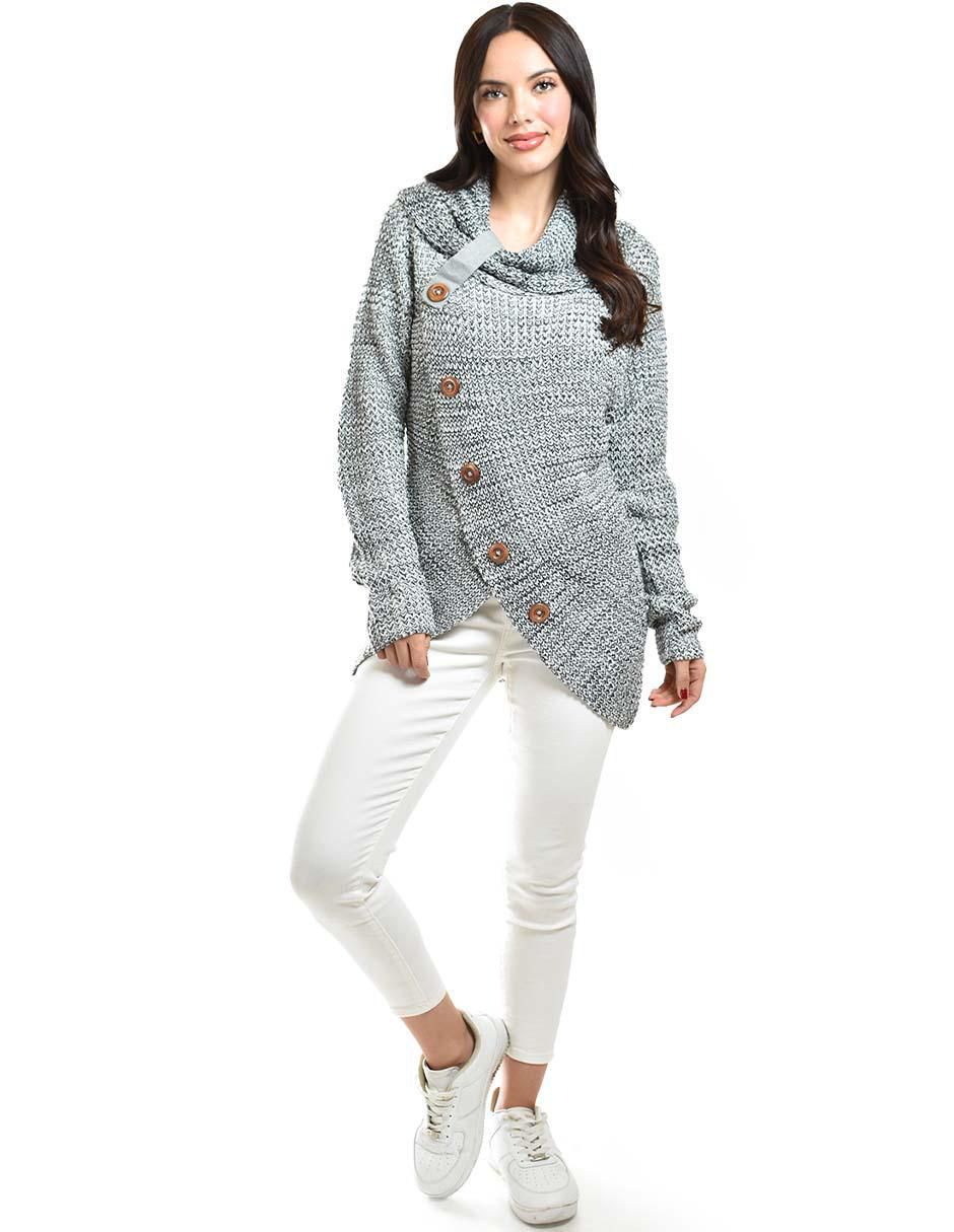 Suéter cuello alto para mujer 2