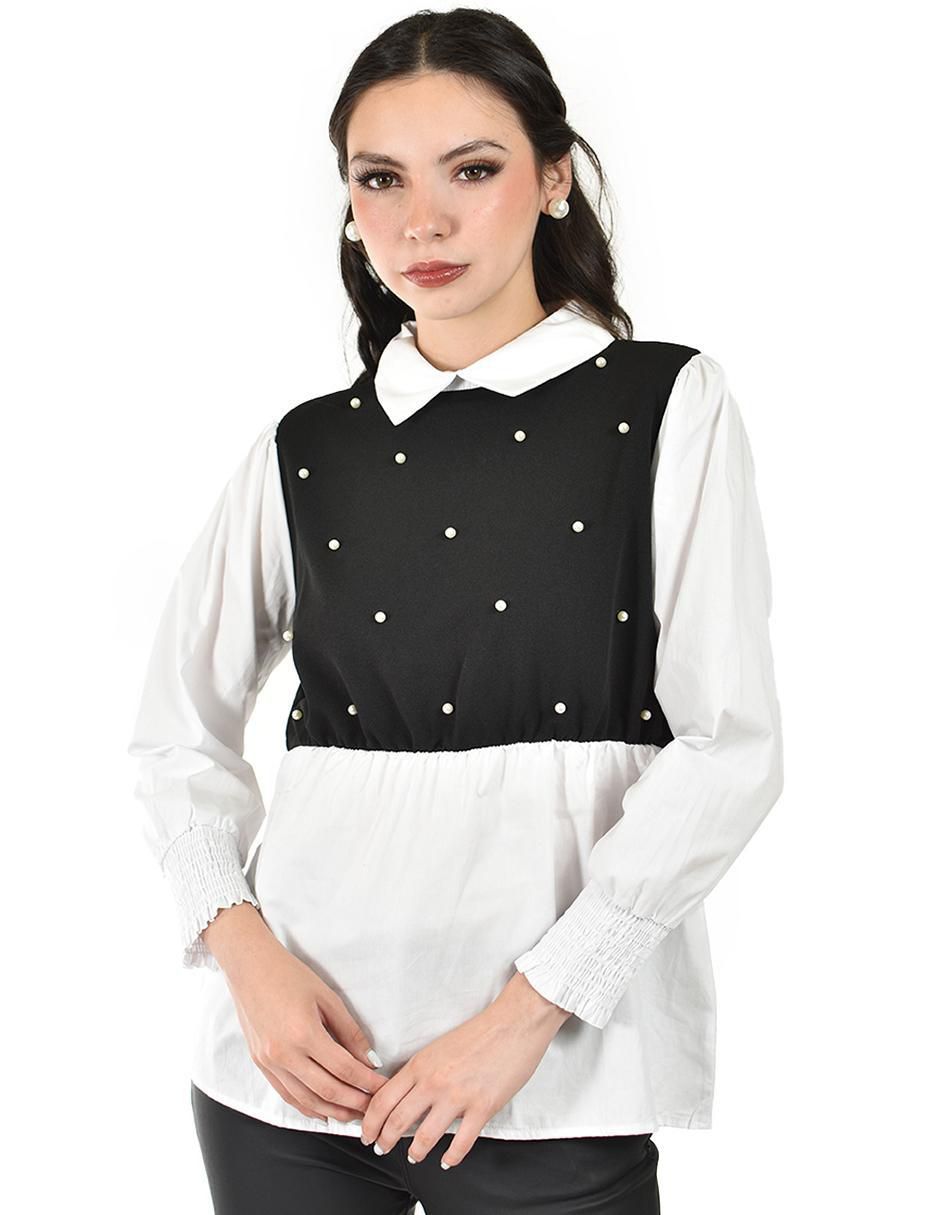 Blusa manga larga para mujer