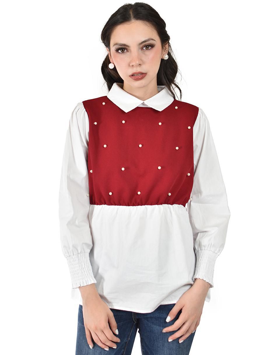 Blusa manga larga para mujer
