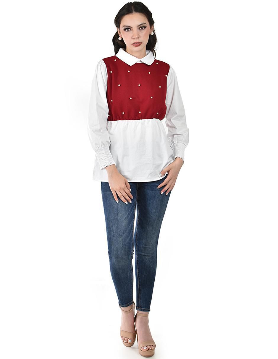 Blusa manga larga para mujer 5