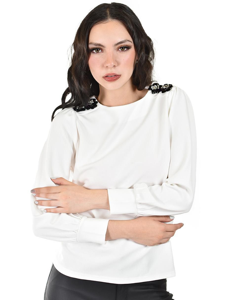 Blusa manga larga para mujer 4