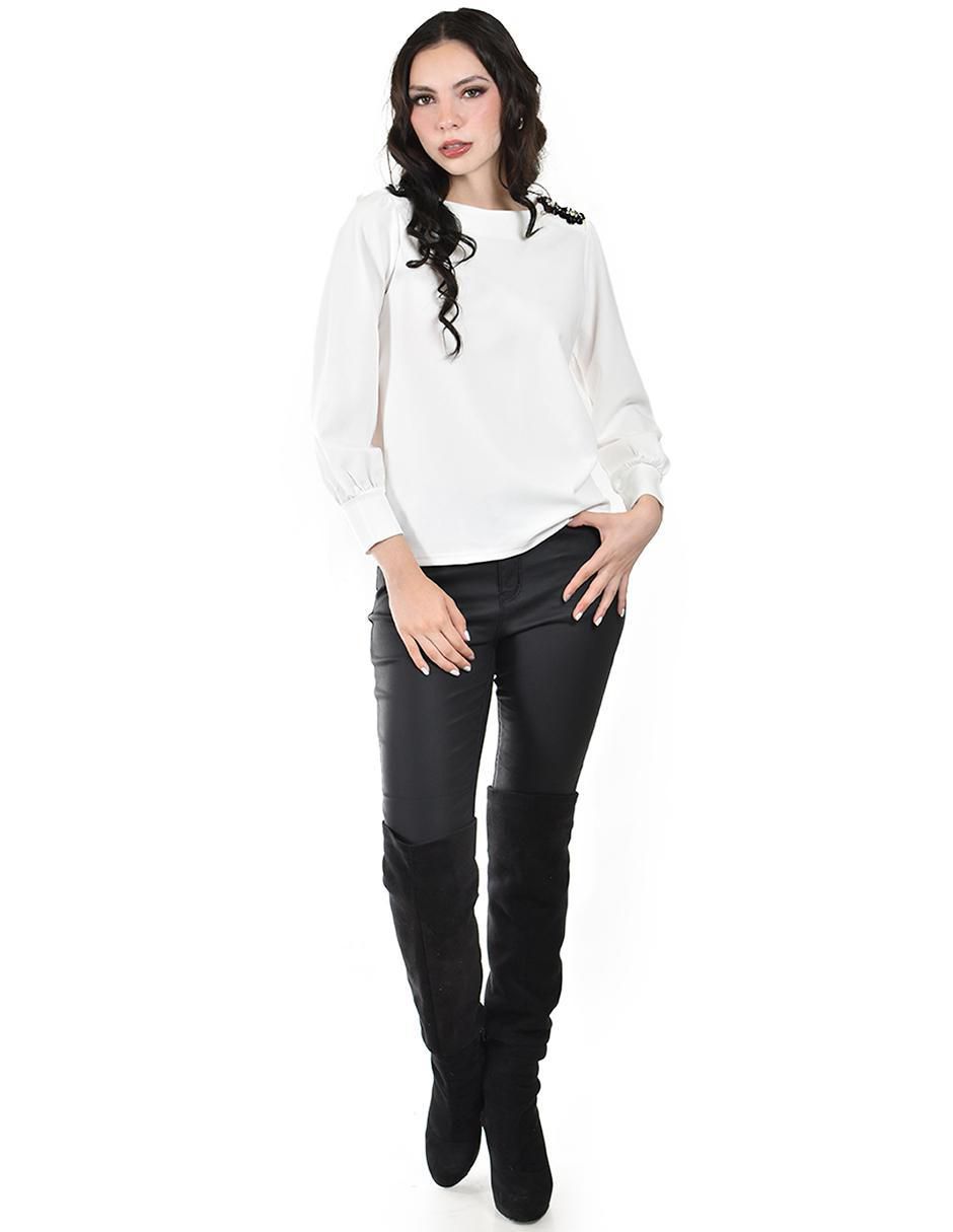Blusa manga larga para mujer 5