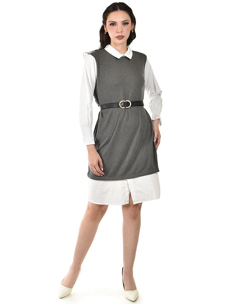 Vestido a la rodilla casual para mujer 5