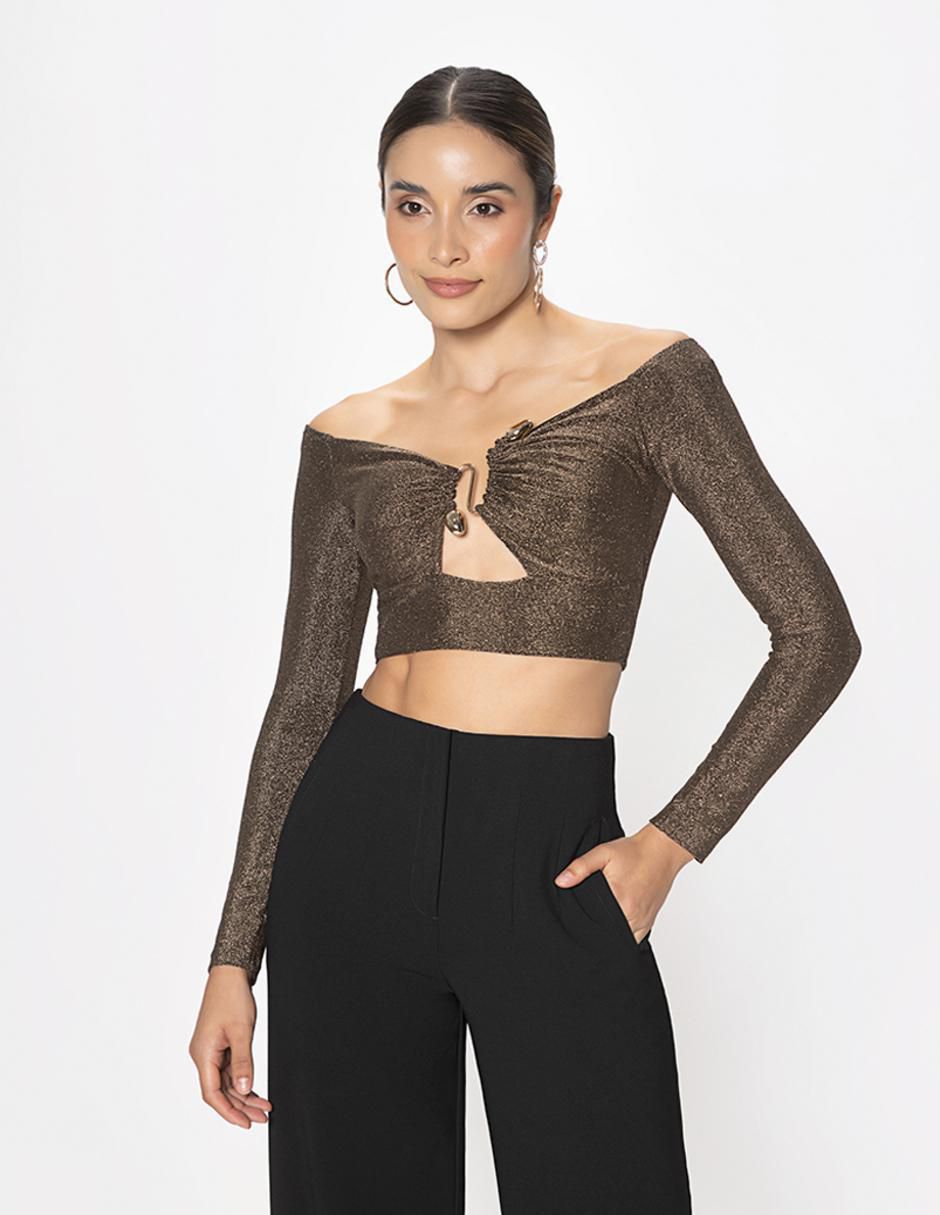 Blusa manga larga para mujer 1