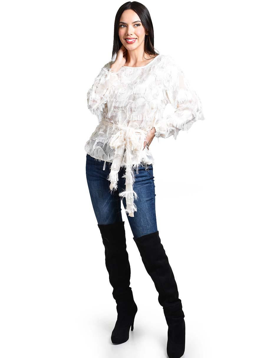 Blusa manga larga para mujer 5