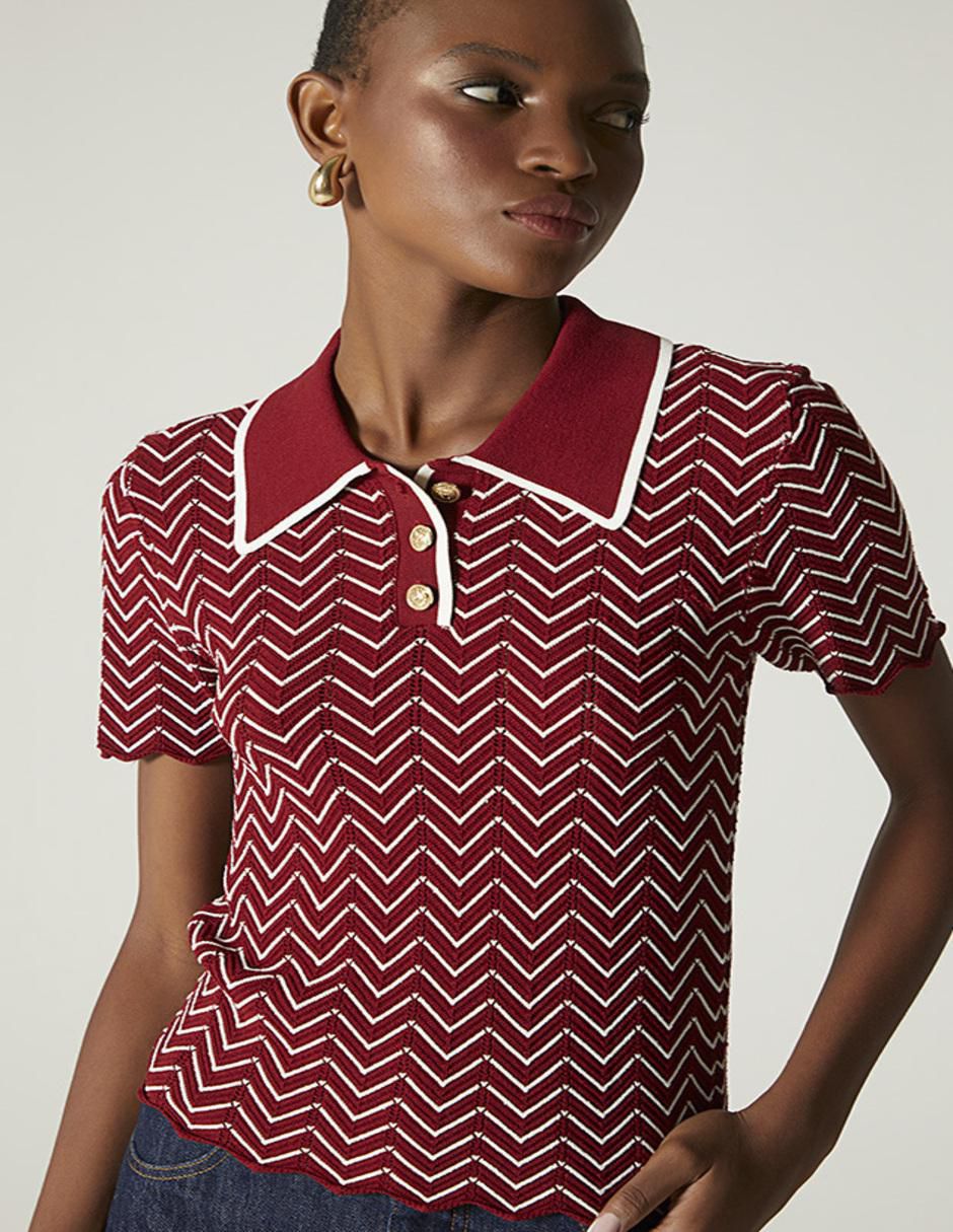 Blusa manga corta para mujer